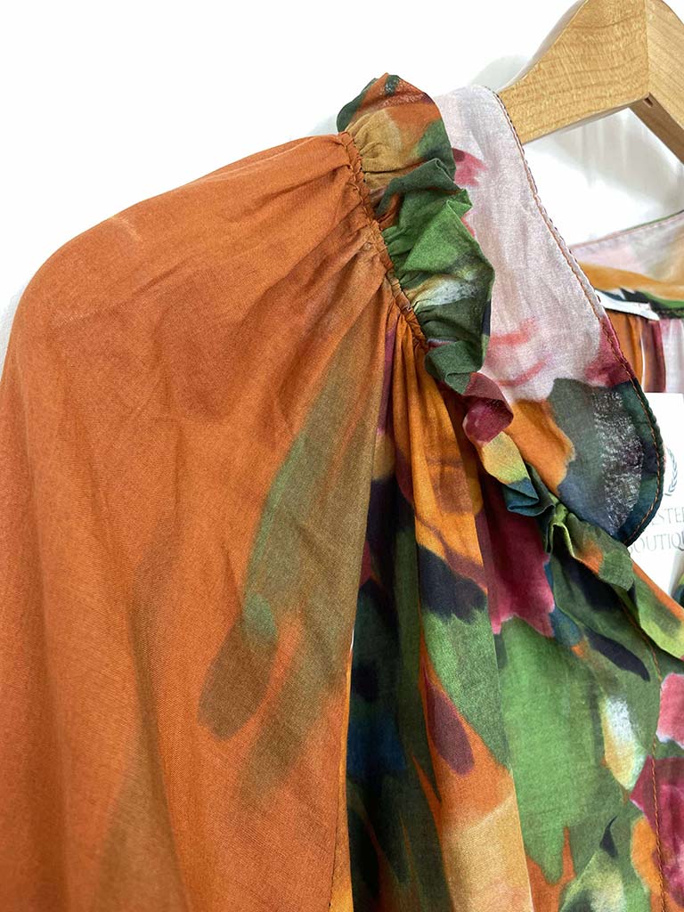 Floreale Artist Shirt - Burnt Sienna