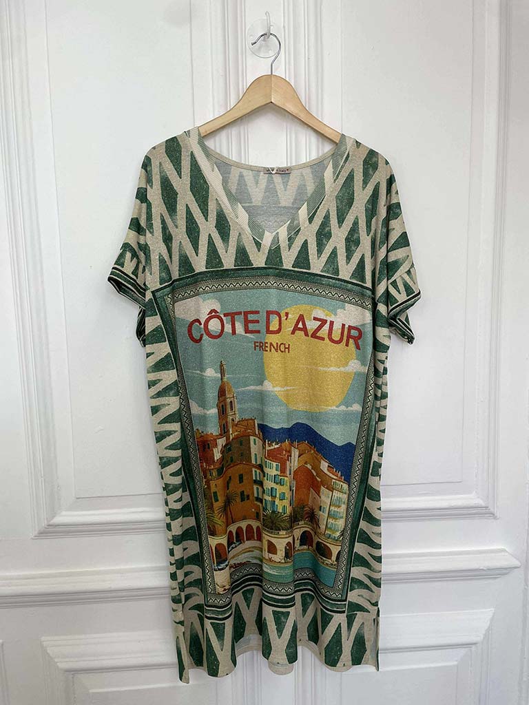 Côte d’Azur T-Shirt Dress