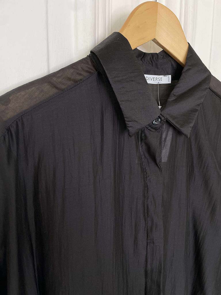 Sheer Classic Shirt - Black