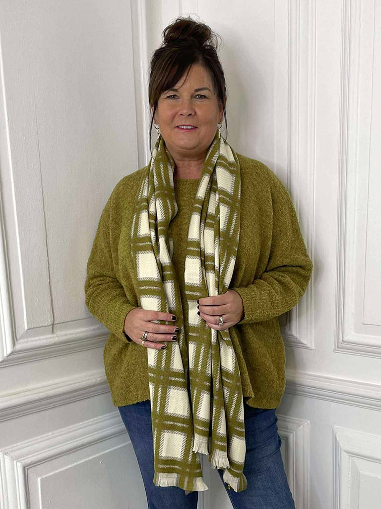 Eb&Ive Aman Scarf - Chartreuse