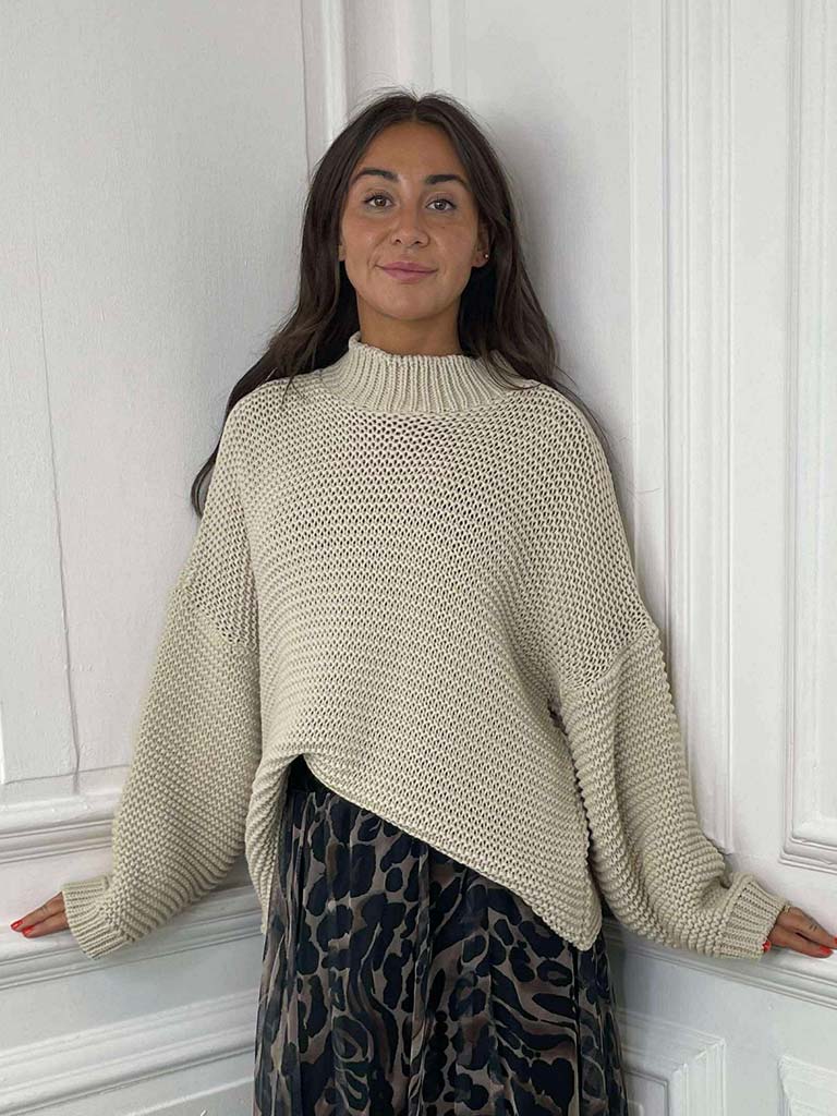 Fisherman Knit - Stone