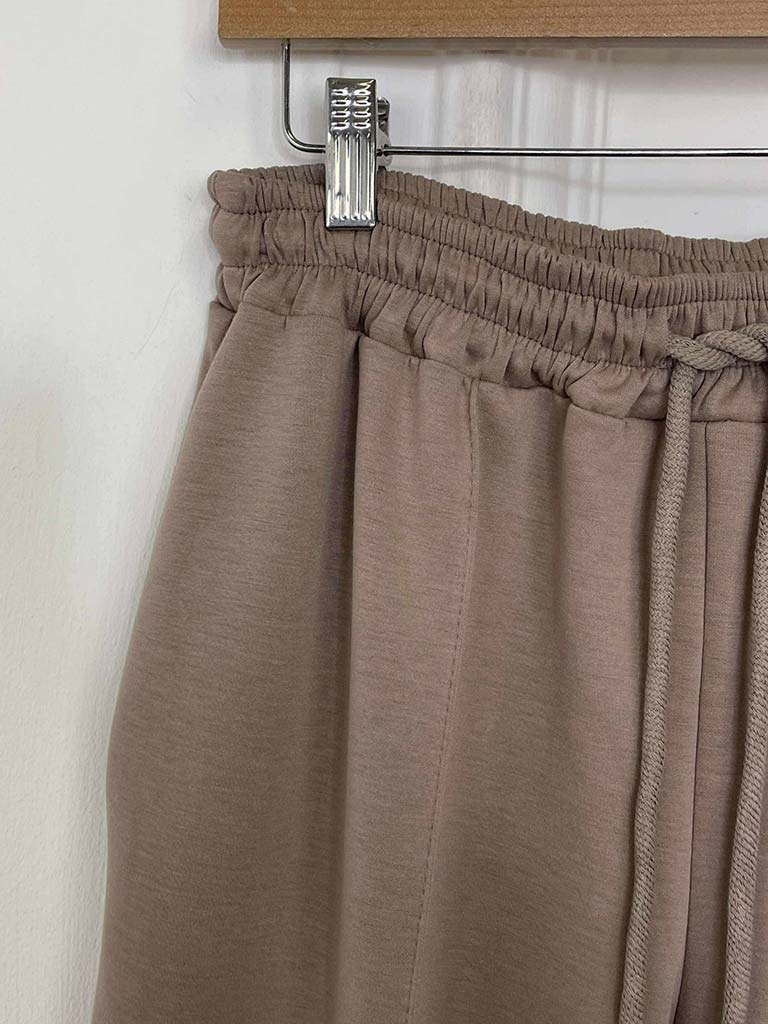 Supersoft Straight Leg Joggers - Taupe