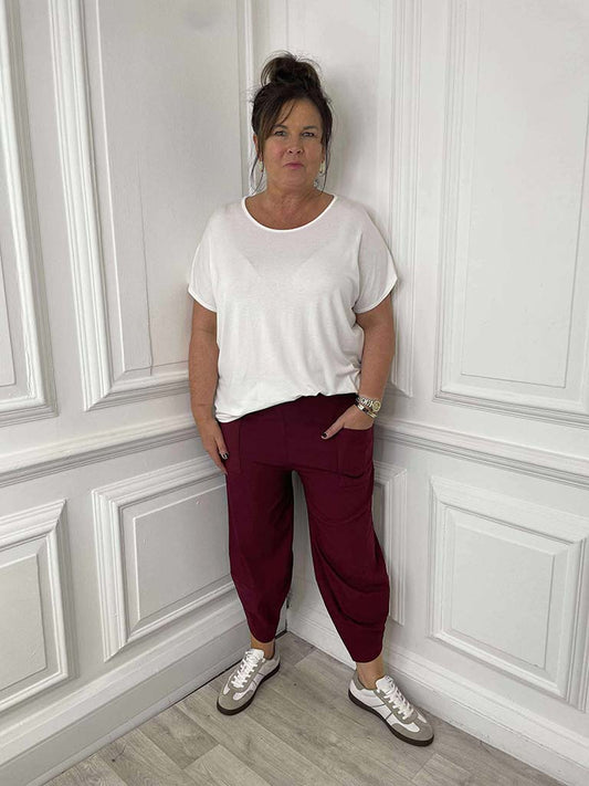 Cocoon Magic Pants - Merlot