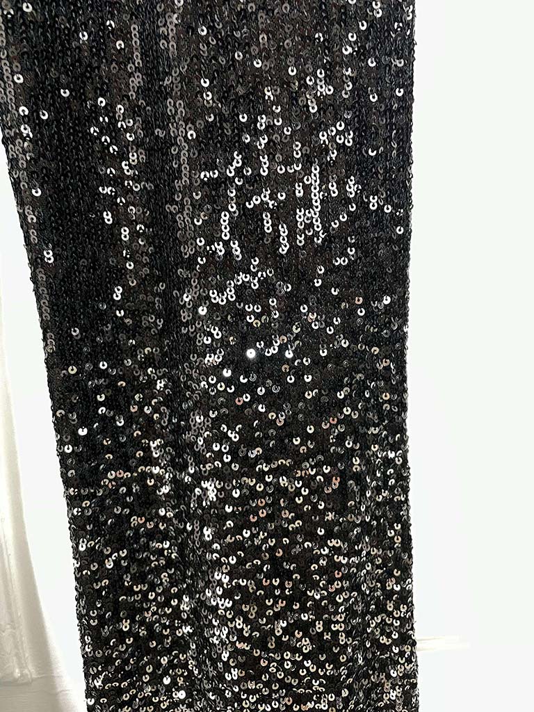 Ombré Sequin Flared Trousers