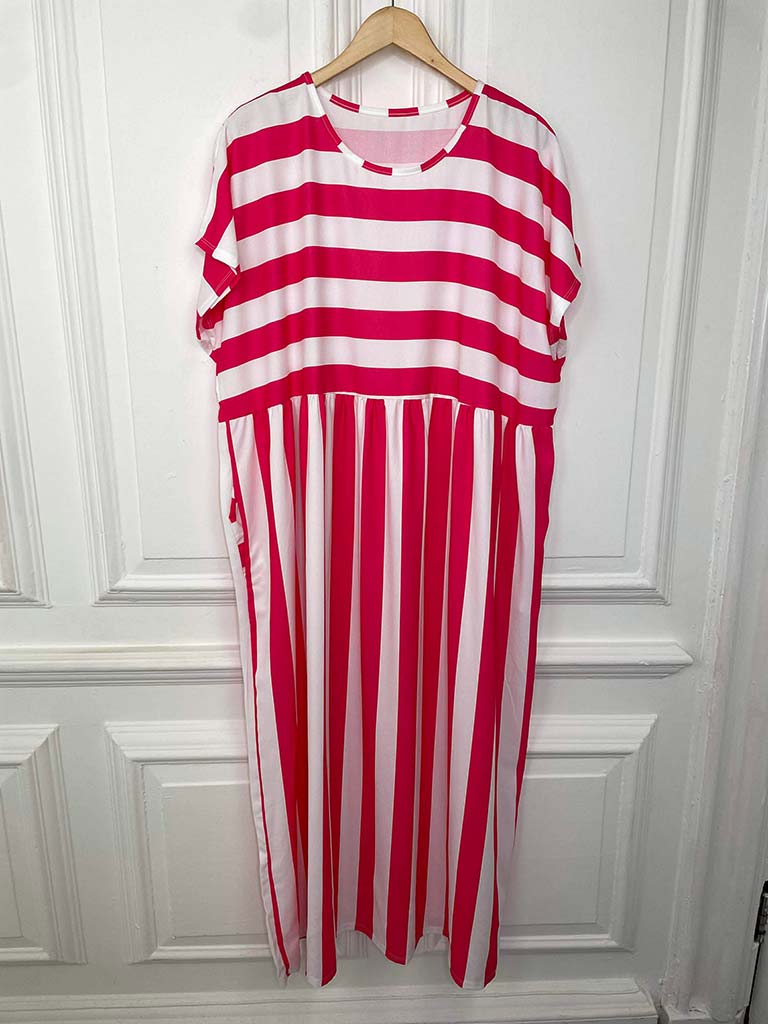 Candy Stripe Maxi Dress