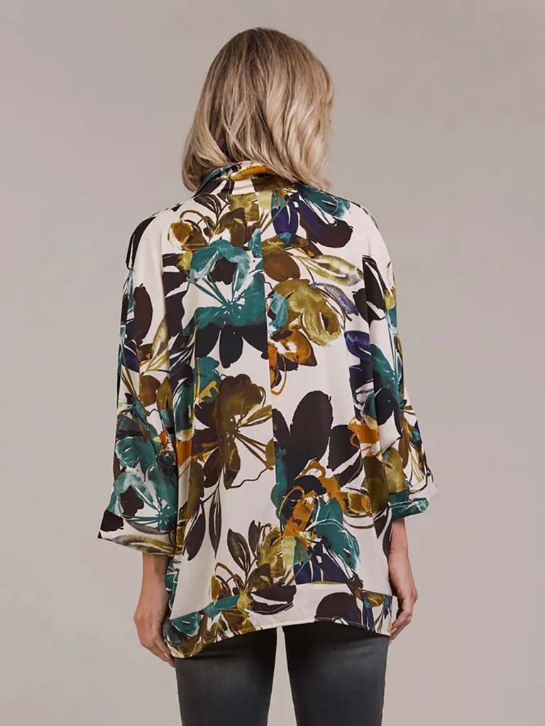 Eb&Ive Elsie Relaxed Shirt - Botanical Tusk