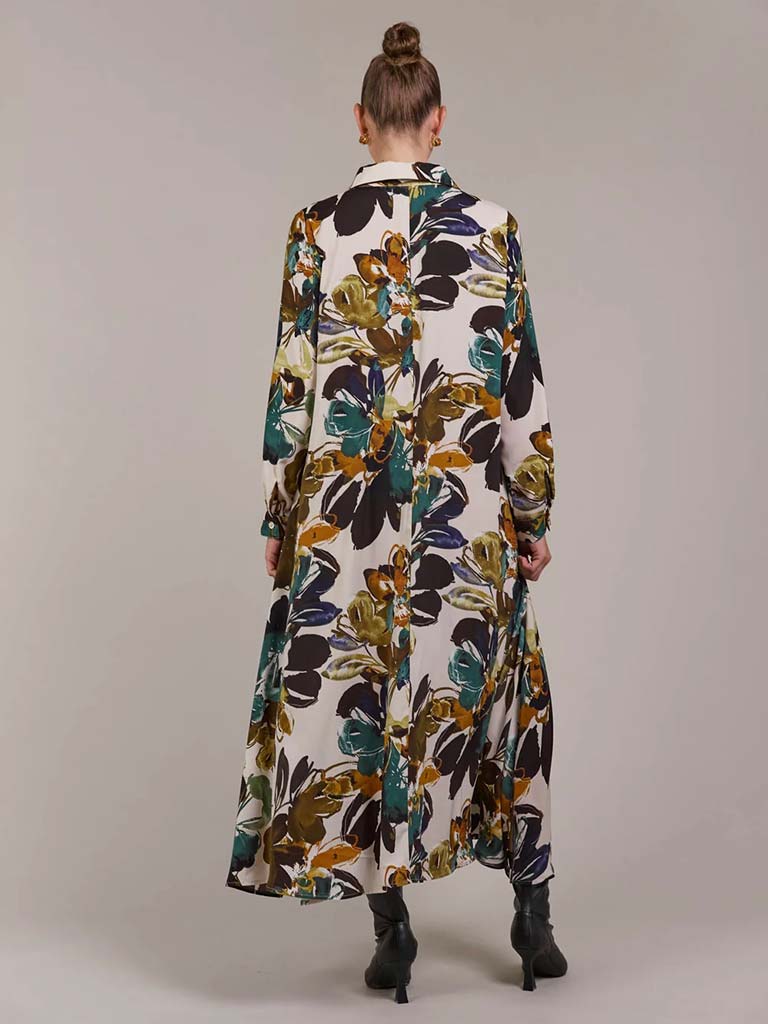Eb&Ive Elsie Shirt Dress - Botanical Tusk