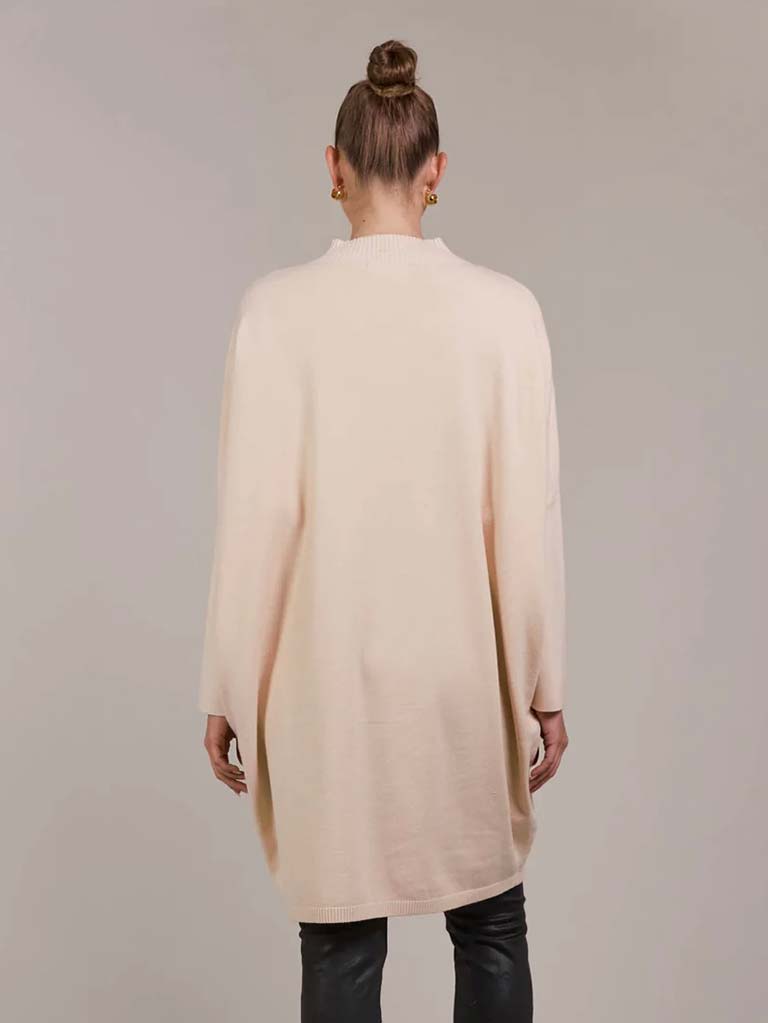 Eb&Ive Palmer Oversize Knit Tunic - Ecru