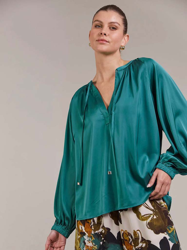 Eb&Ive Ivy Blouse - Teal