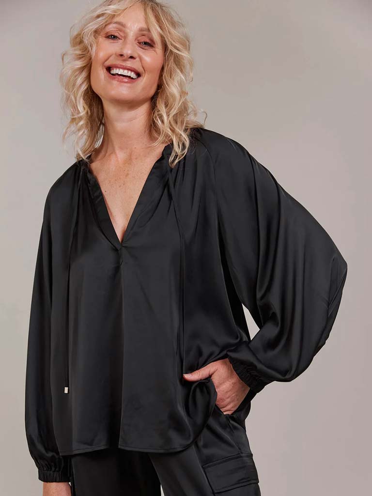 Eb&Ive Ivy Blouse - Black