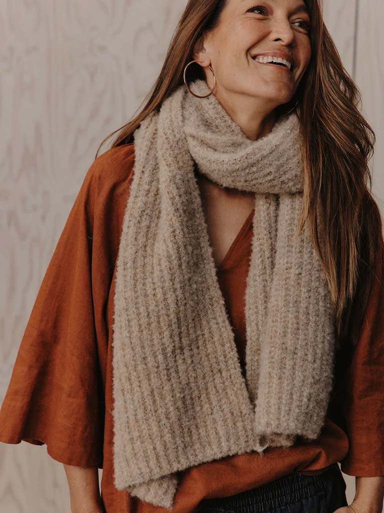 Eb&Ive Naviva Scarf - Flax