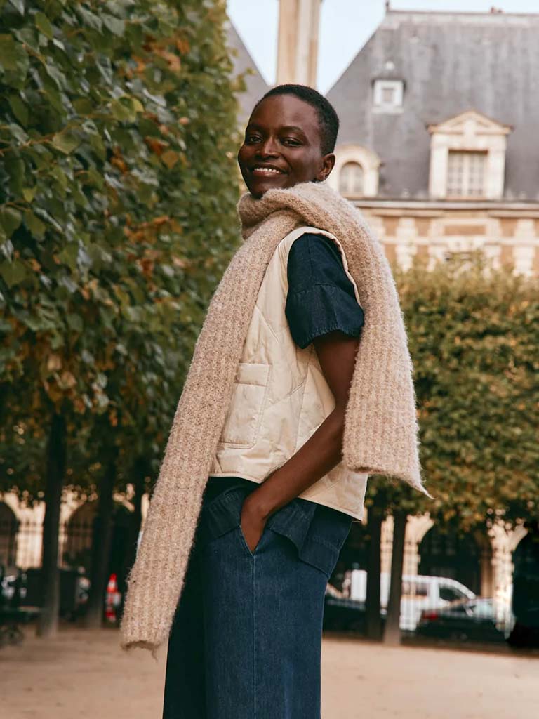 Eb&Ive Naviva Scarf - Flax