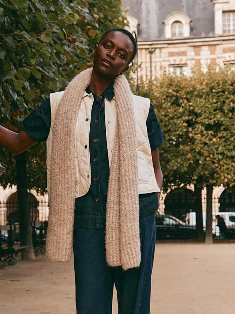 Eb&Ive Naviva Scarf - Flax