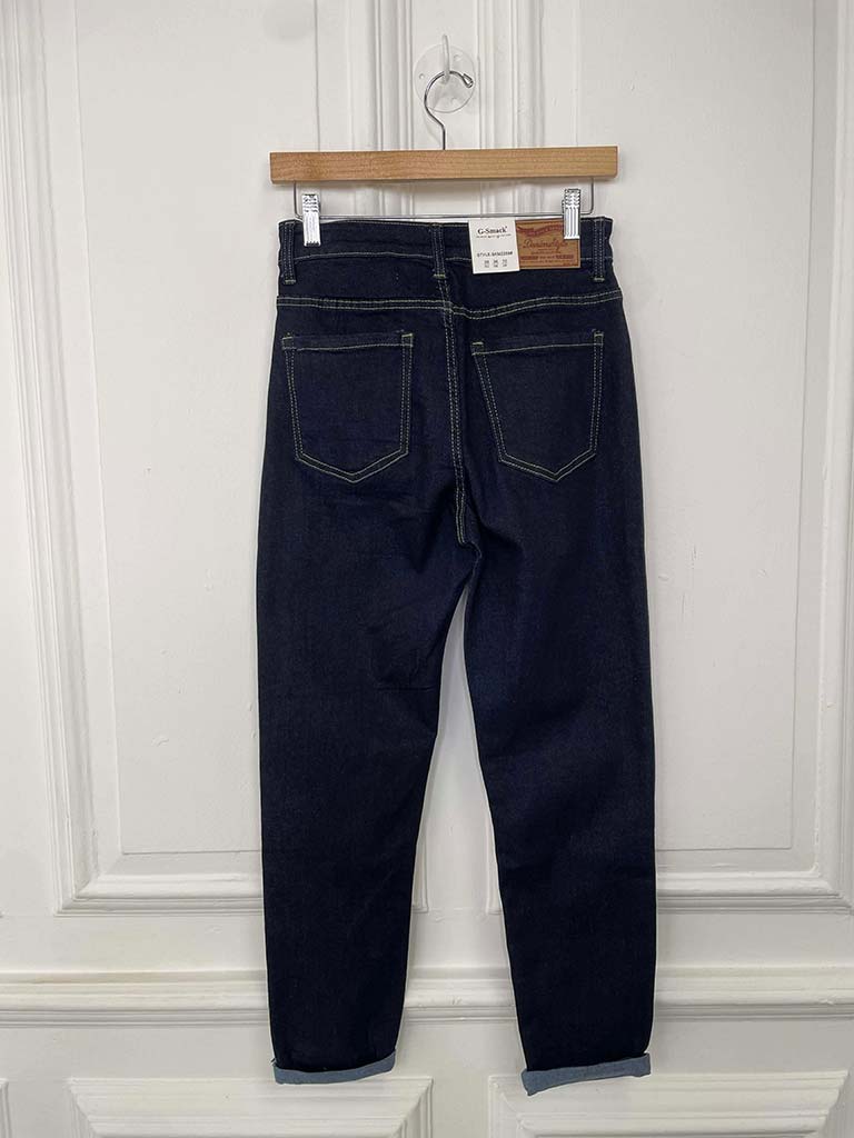 G-Smack Tapered Stretchy Jeans - Indigo