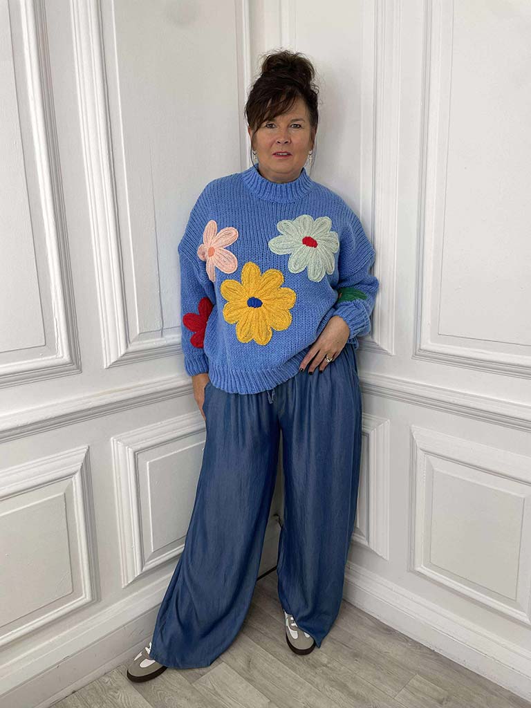 Daisy Knit - Denim