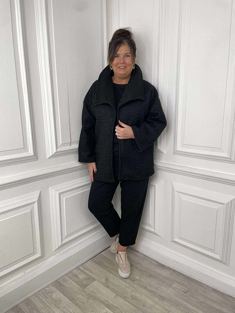 Boucle Jacket - Black