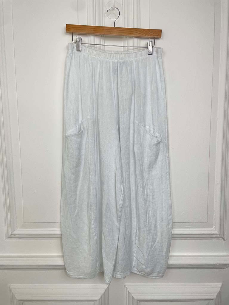 Annata Cocoon Trousers - White