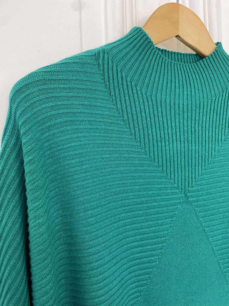 Eb&Ive Palmer Oversize Knit Tunic - Teal