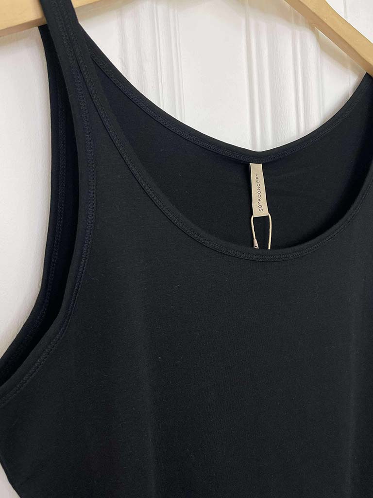 Soya Concept Jersey Vest - Black