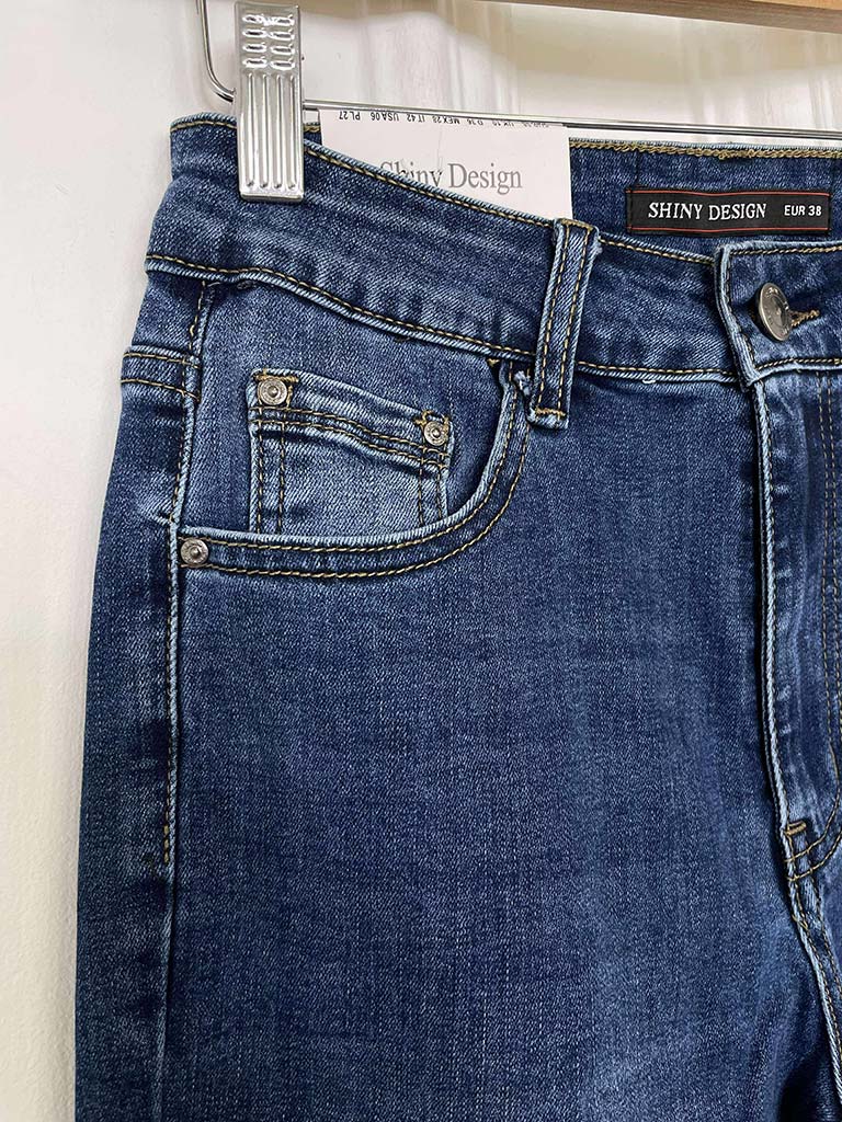 Turn Up Jeans - Classic Blue