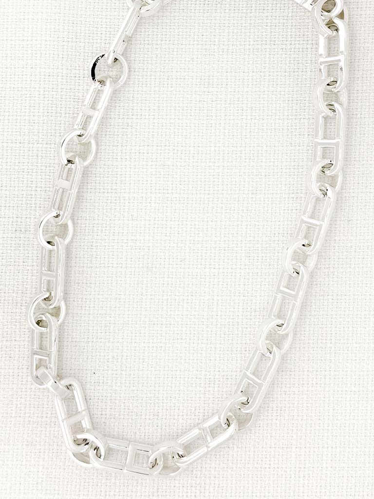 Envy Anchor Link Necklace - Silver