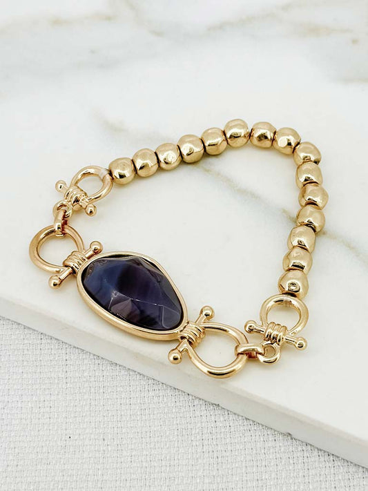 Envy Crystal Bracelet - Gold