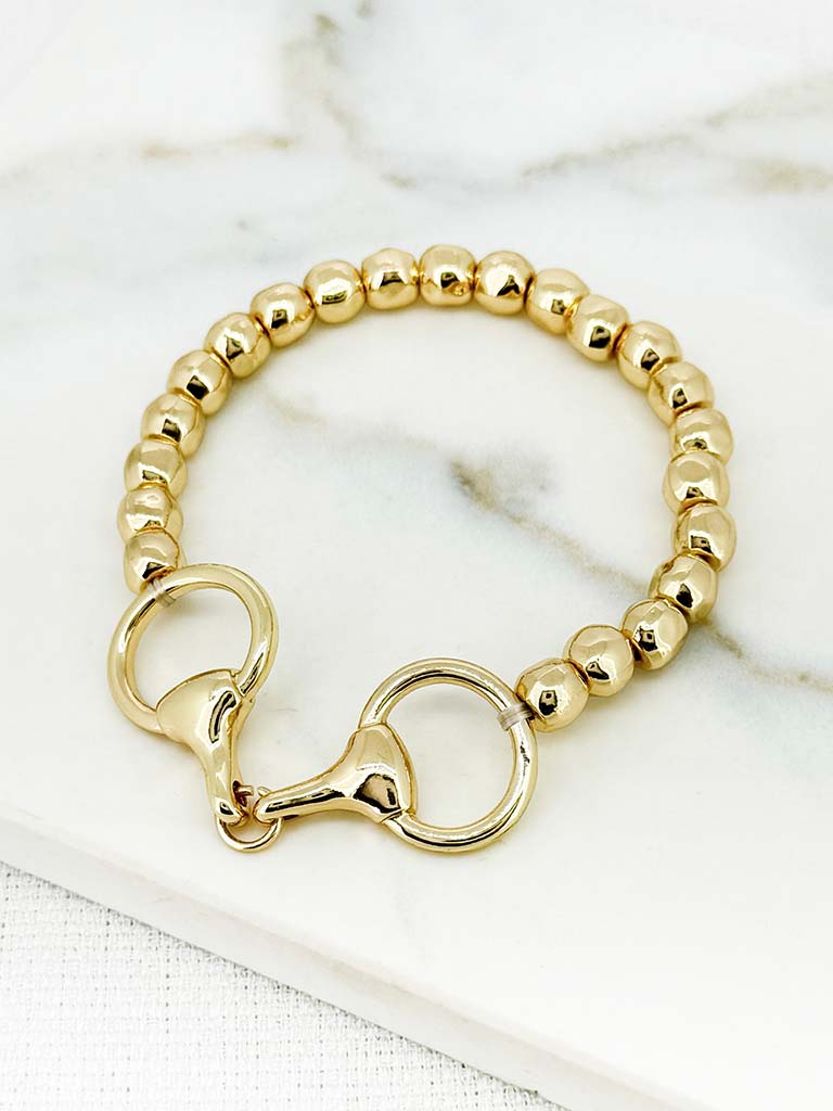 Envy Snaffle Bracelet - Gold