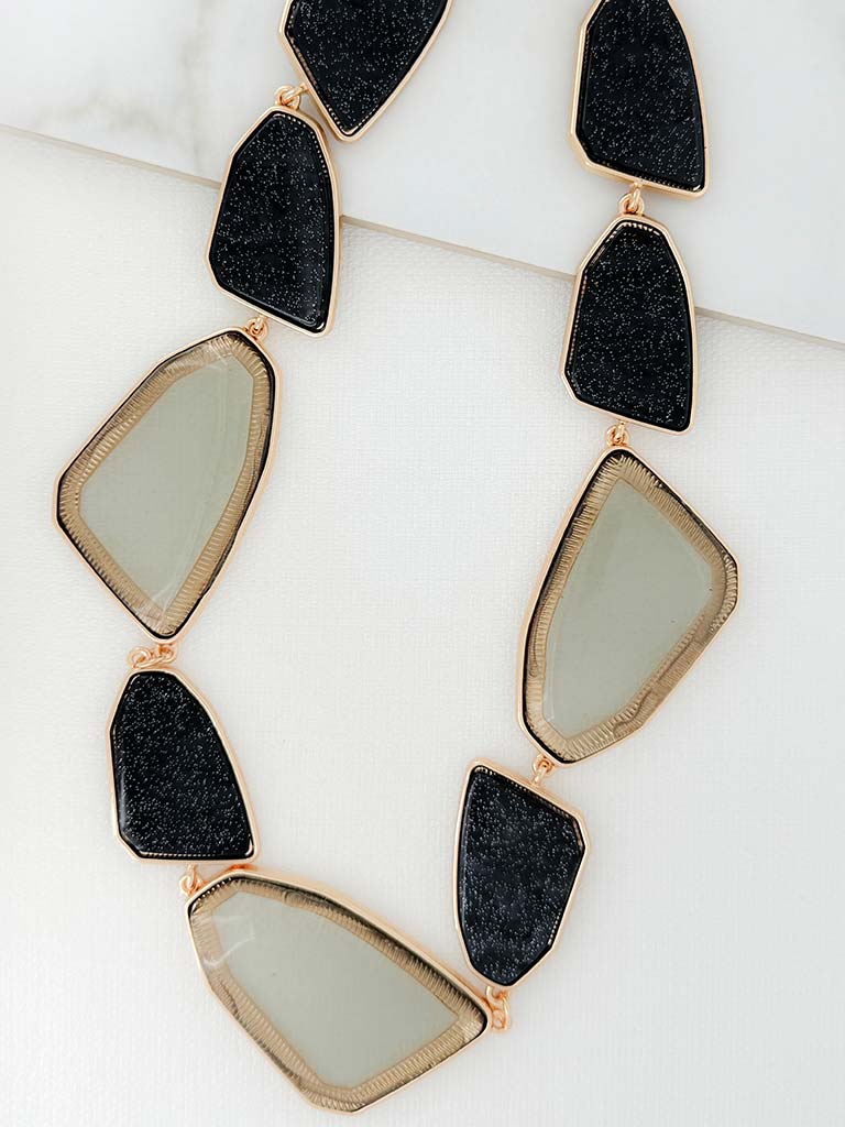 Envy Stain Glass Marble Necklace