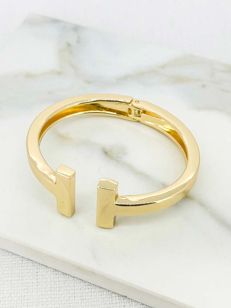 Envy T Bangle - Gold