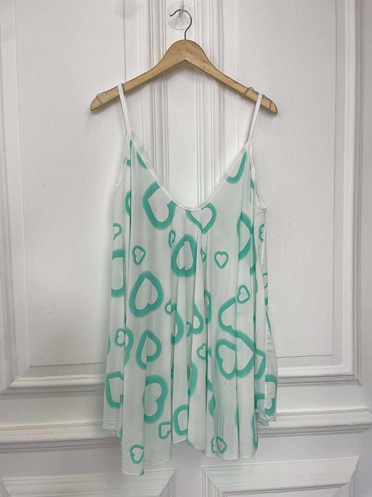Heart Swing Vest - Mint