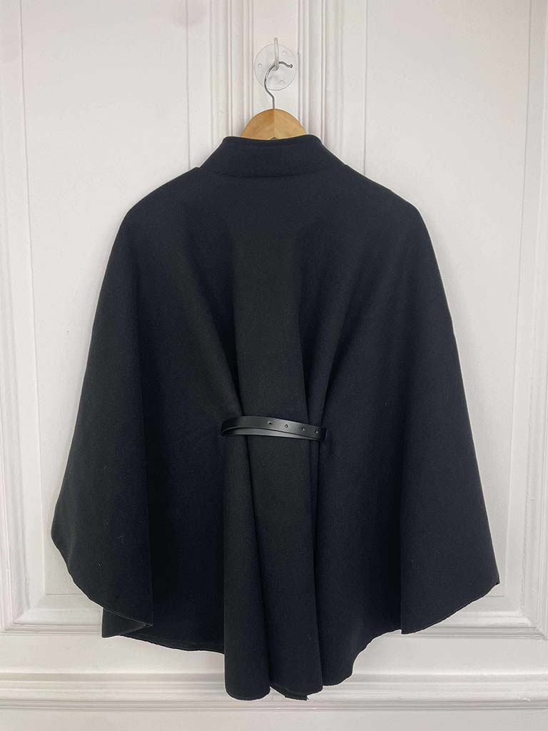 Belted Cape - Black