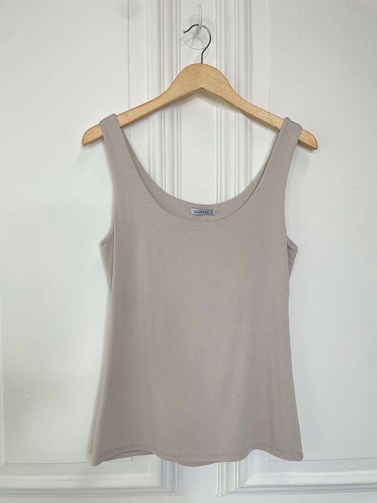 Supersoft Jersey Vest - Stone