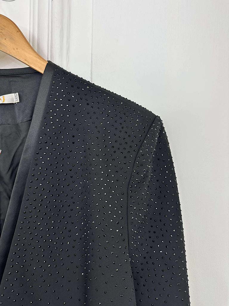 Malissa J Graduated Stud Blazer - Black