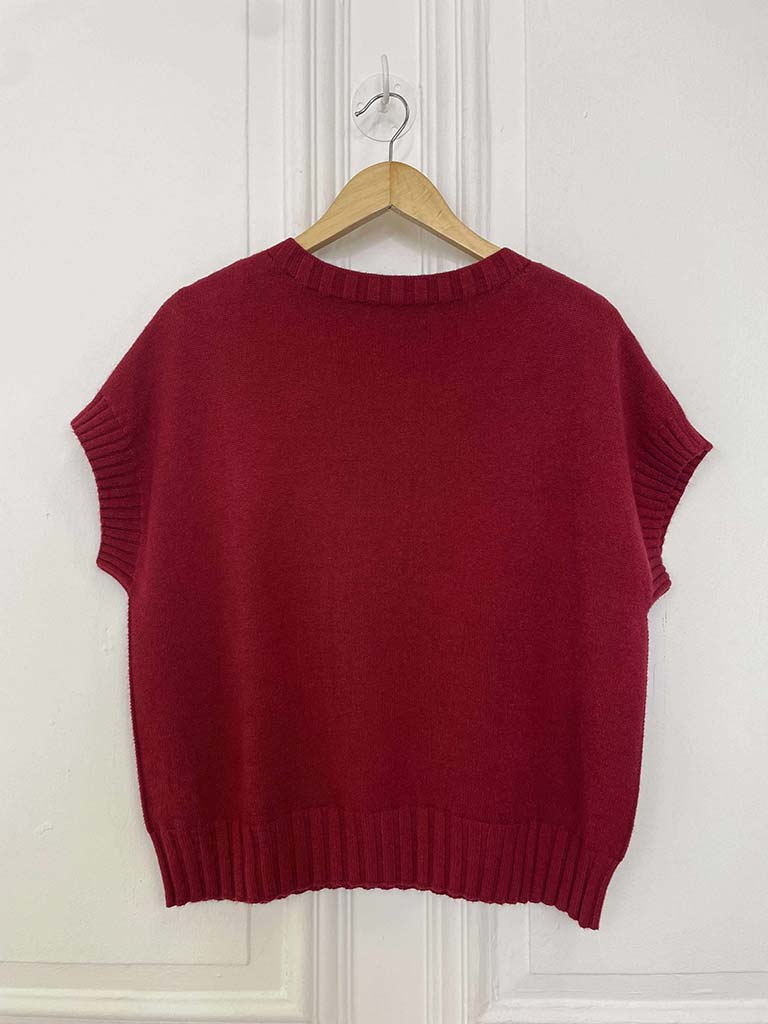 Tank Knit - Raspberry
