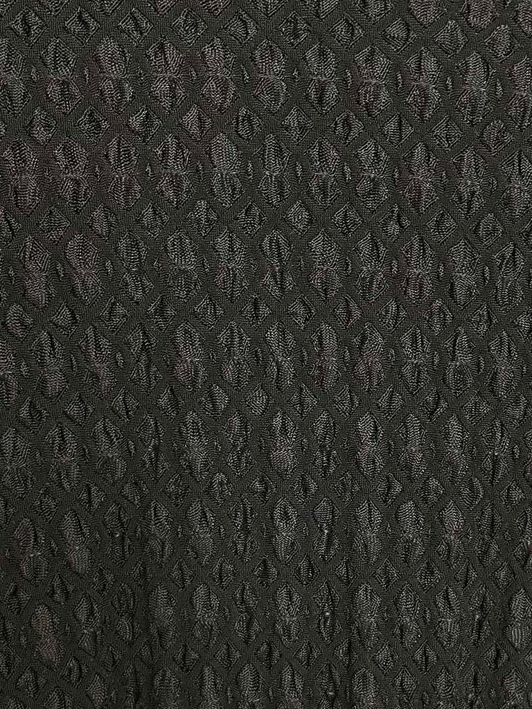 Honeycomb Mesh Layering Top - Black