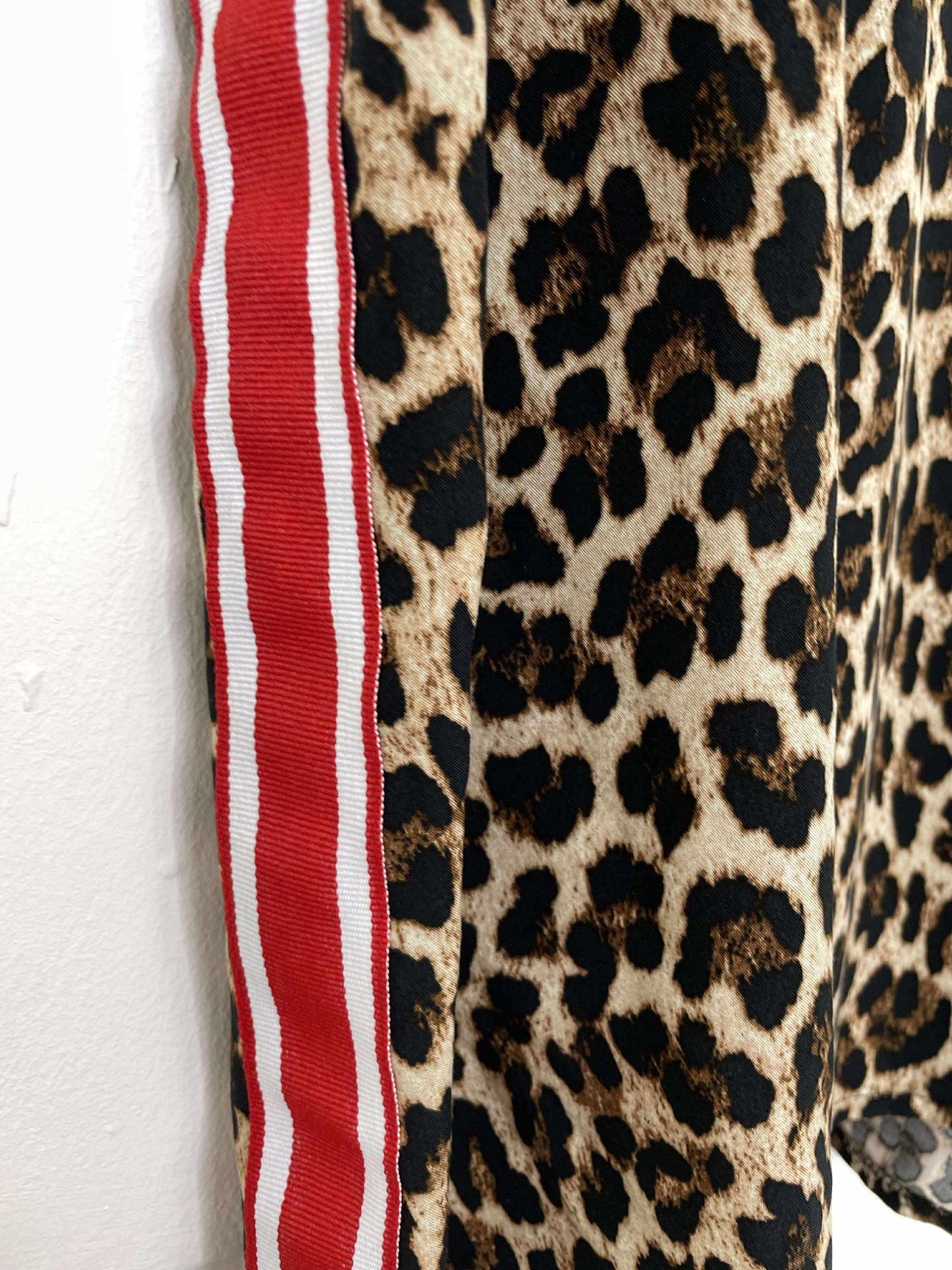Leopard Side Stripe Vest