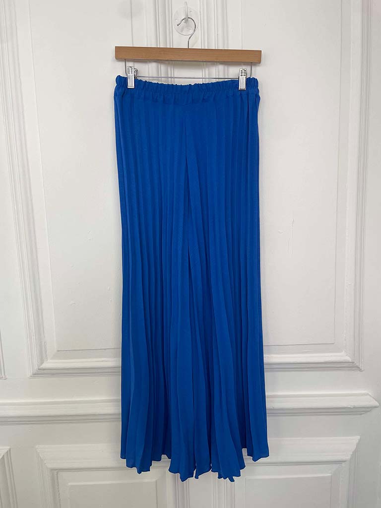 Pleated Co-ord - Cobalt