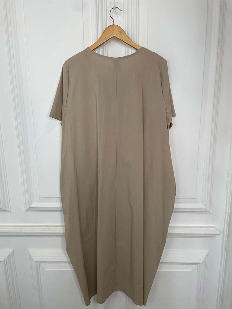 I.D Essential Cocoon Dress - Stone
