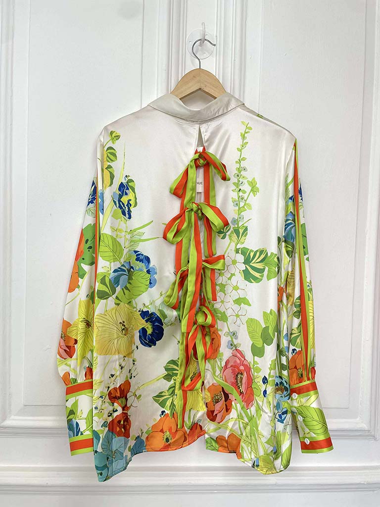 Lime Botanic Tie Back Co-ord