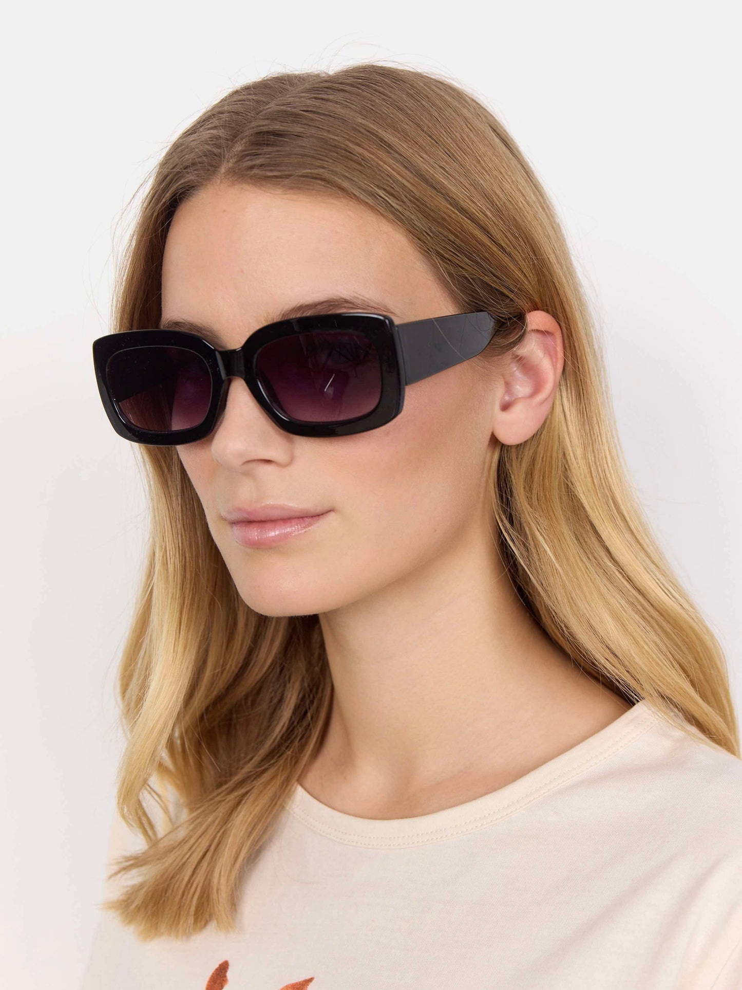 Soya Concept Black Rectangular Sunglasses