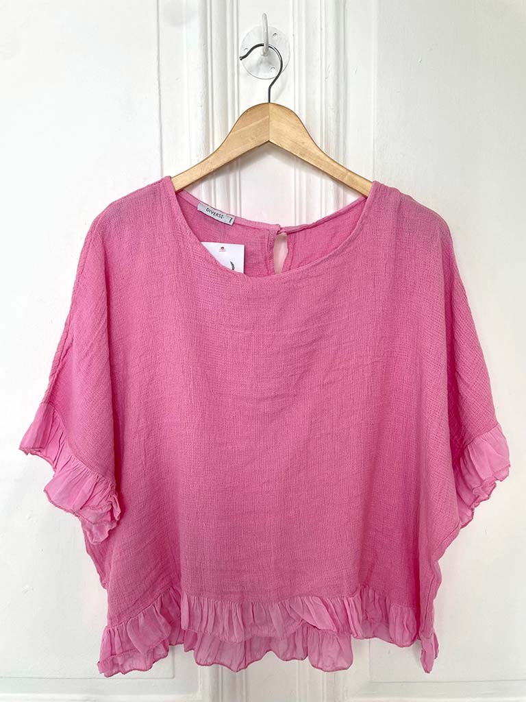 Cotton Frill Top - Sugar
