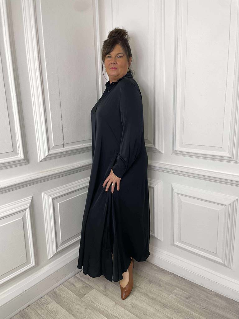 Eb&Ive Elsie Shirt Dress - Black