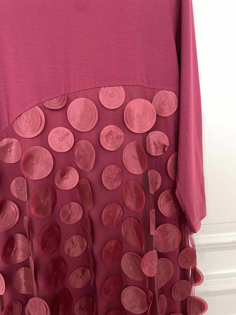 Malissa J Orb Dress - Wine
