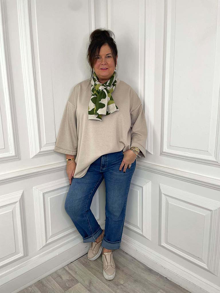 Malissa J Camo Scarf - Khaki