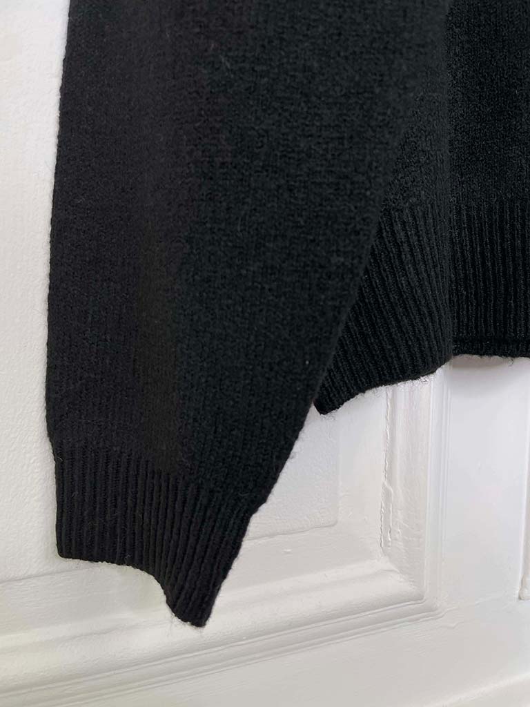 Sequin Aurora Knit - Black