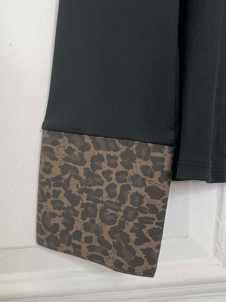 Leopard Layering Shirt - Black