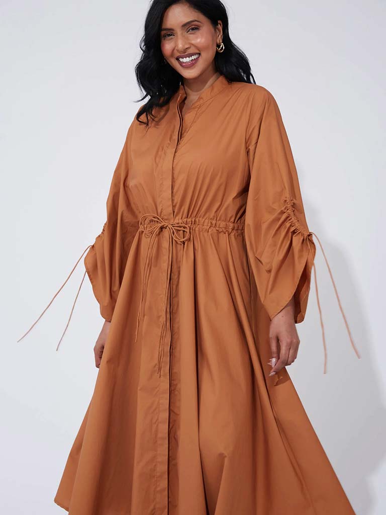Haven Phoenix Shirt Dress - Dune