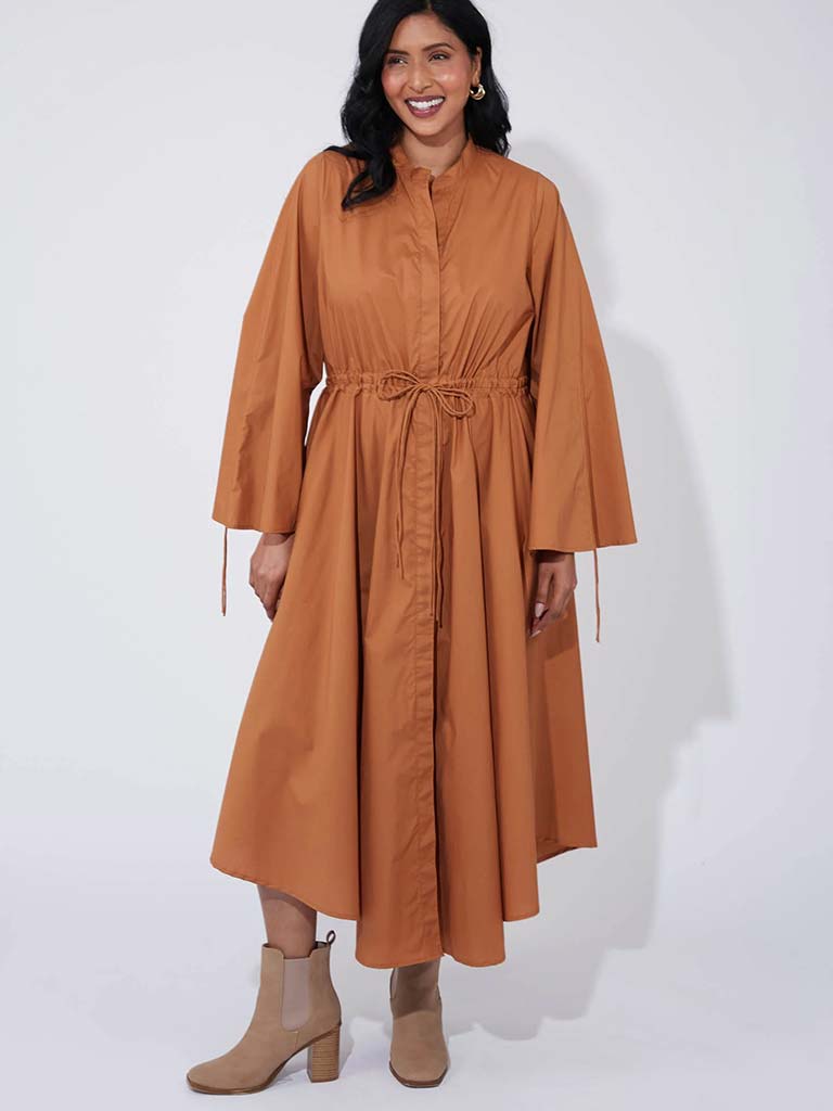 Haven Phoenix Shirt Dress - Dune