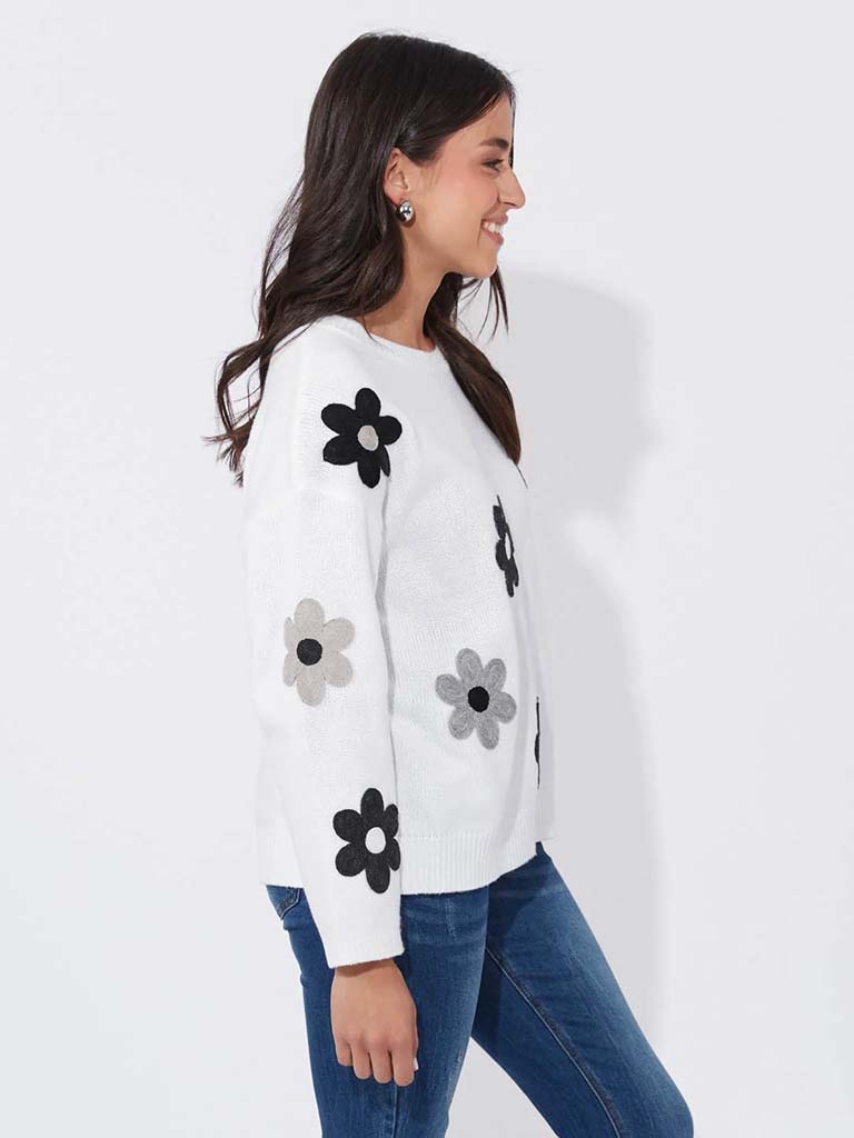 Haven Delphi Jumper - White & Kohl