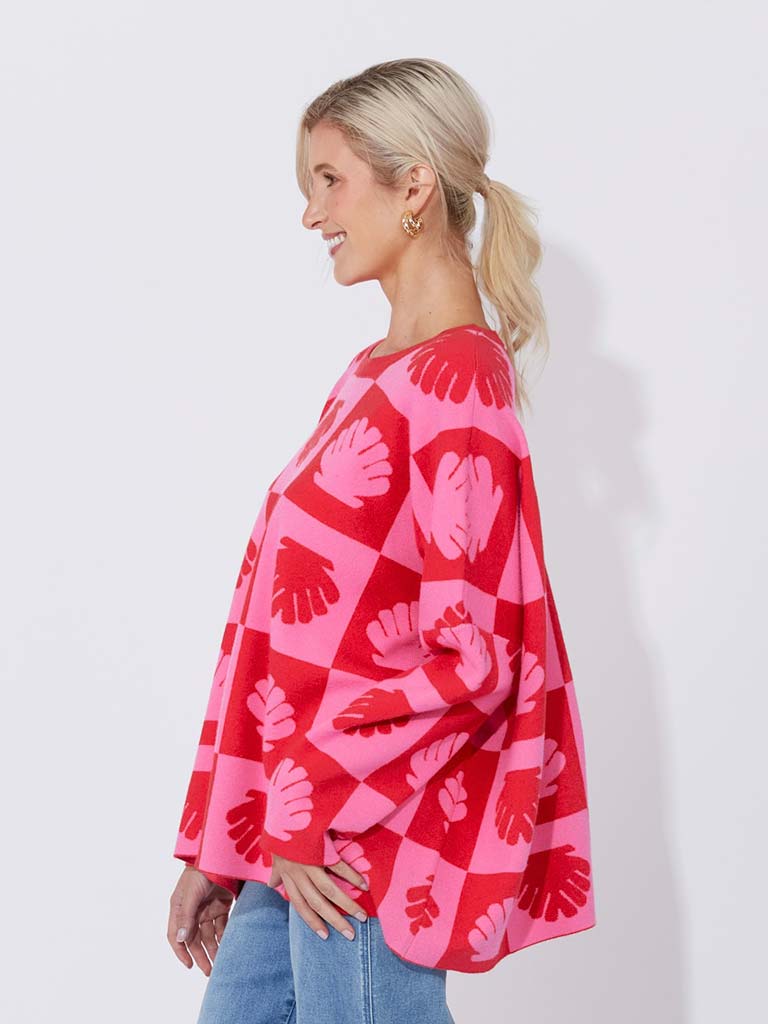 Haven Maui Jumper - Chilli & Pink